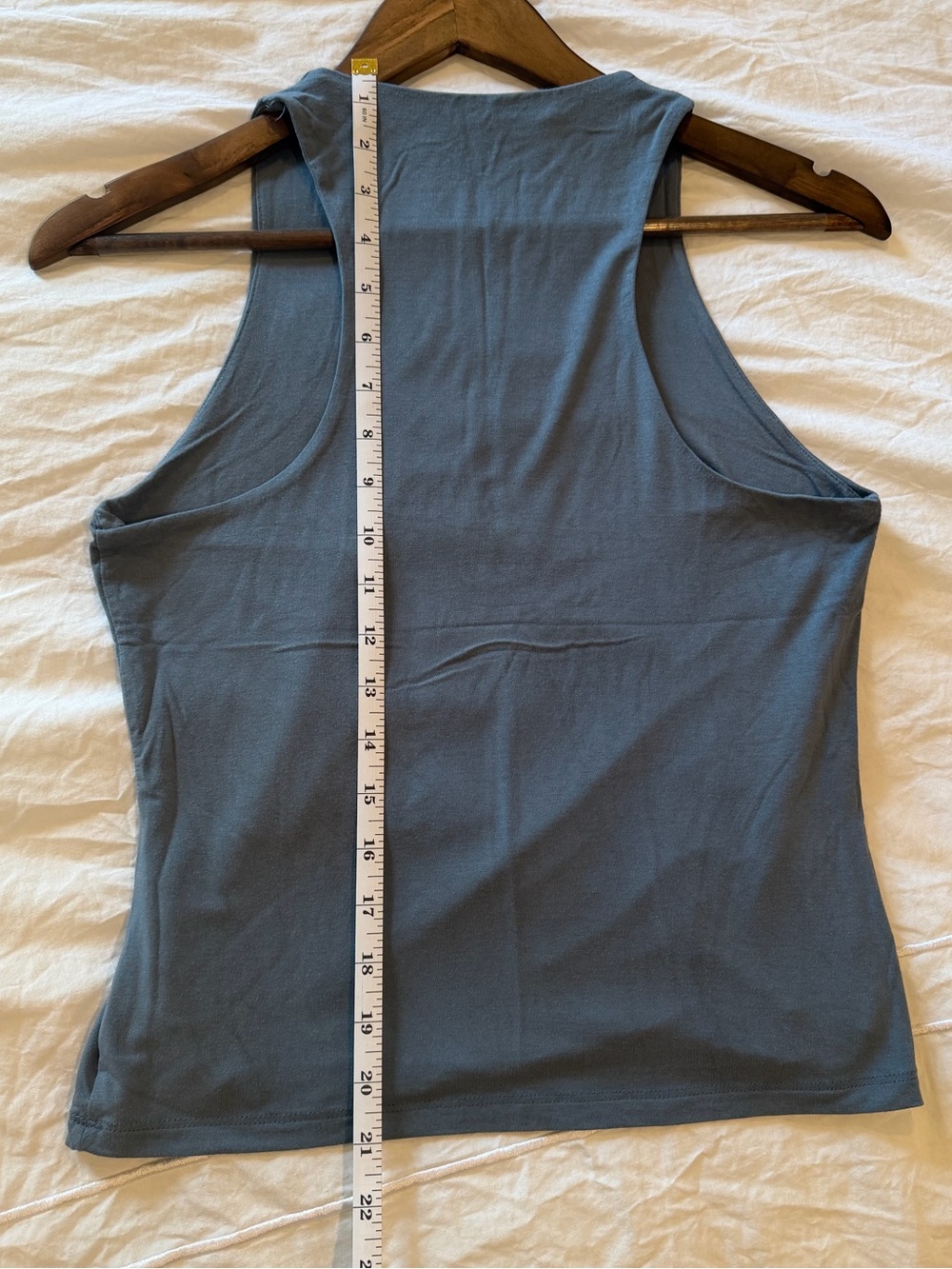 bohme Slate Blue Ribbed Tank Top - Picture 5 of 5